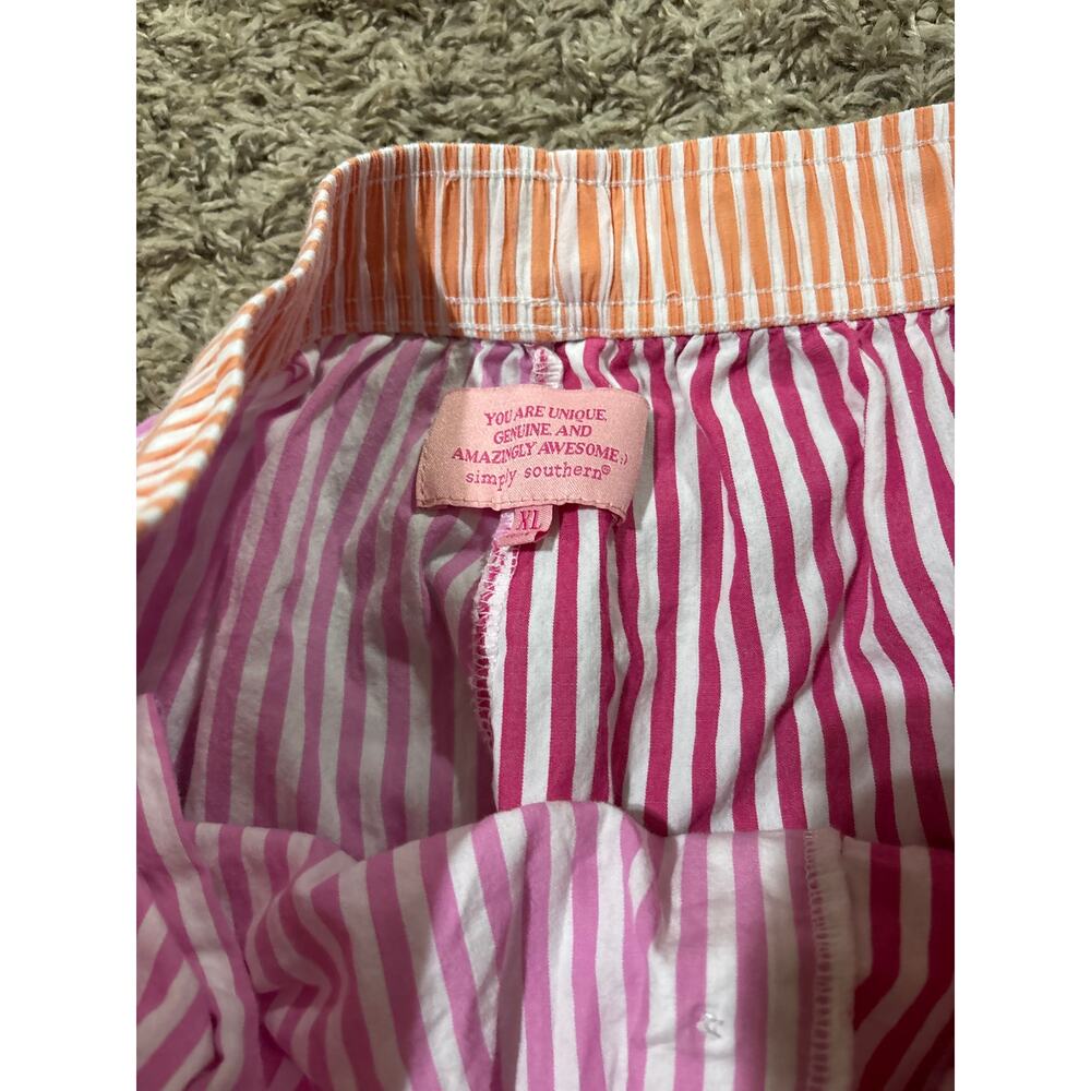 Simply Southern Boxer Shorts Striped Two-tone XL - Picture 2 of 3